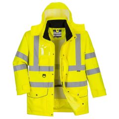 PORTWEST 7 IN 1 JACKET YELLOW