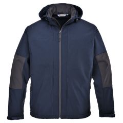PORTWEST SOFT SHELL WITH HOOD NAVY